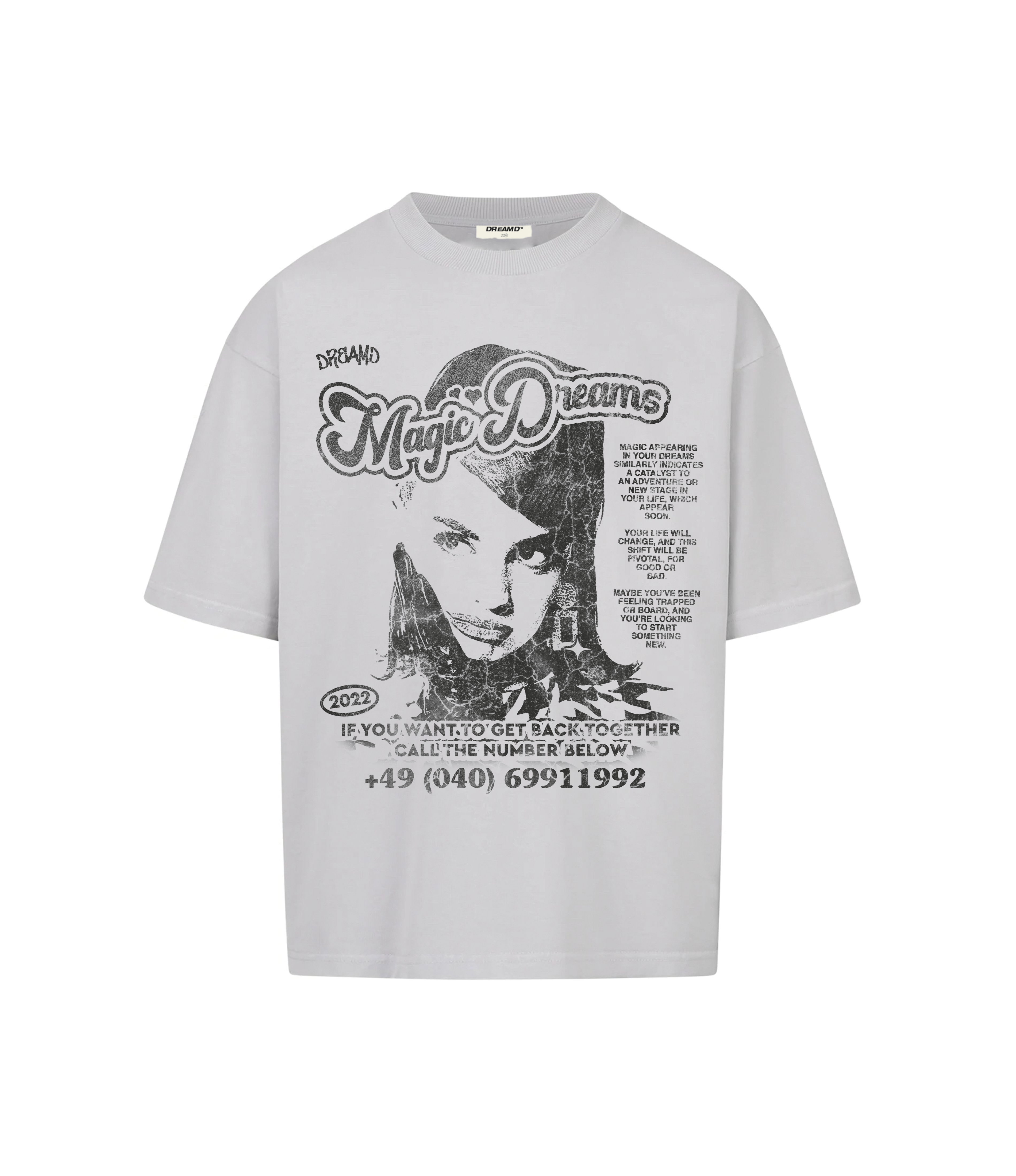 GIRLFRIEND 2.0 TEE GREY (350 GSM)