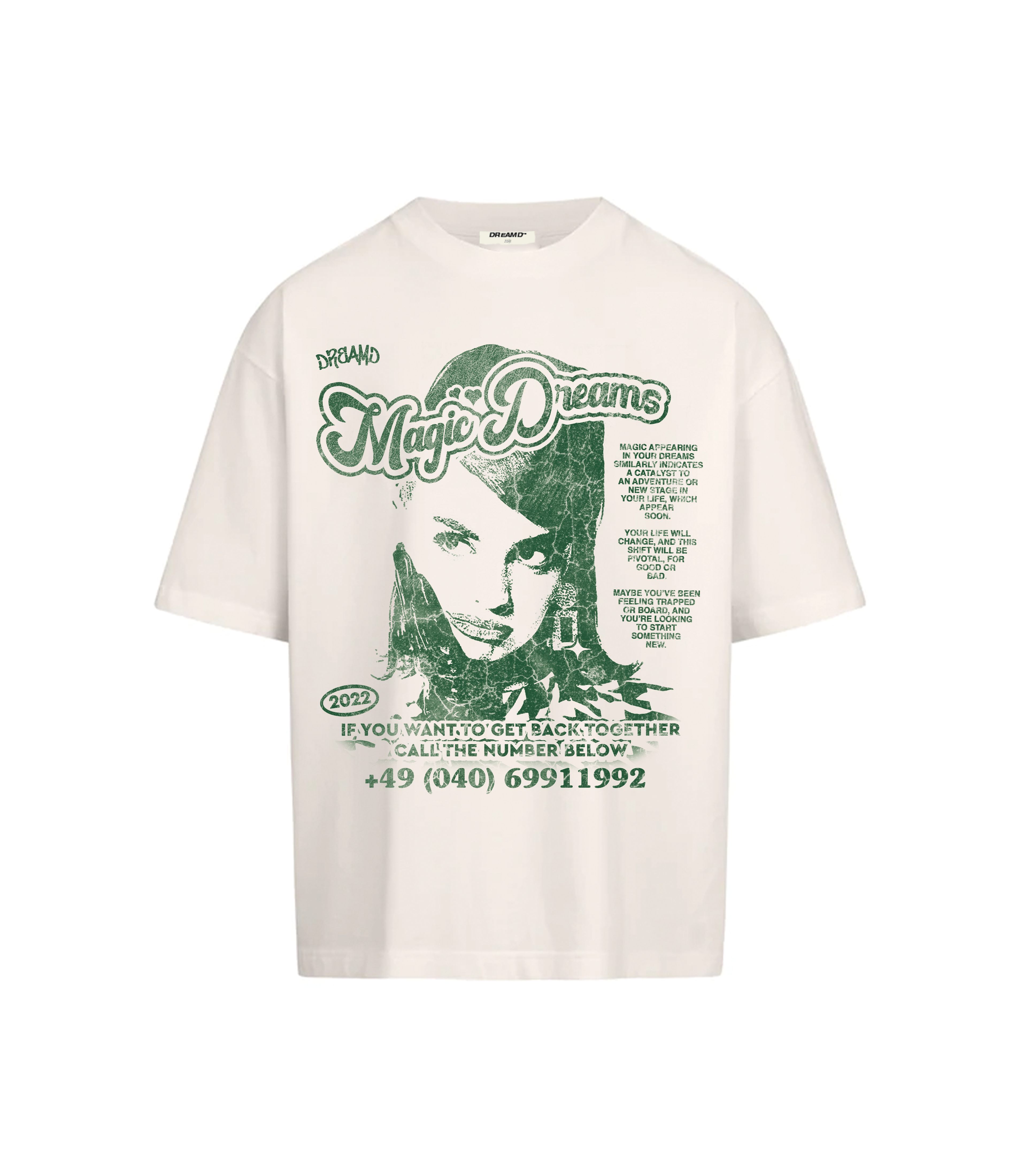 GIRLFRIEND 2.0 TEE CREME (350 GSM)