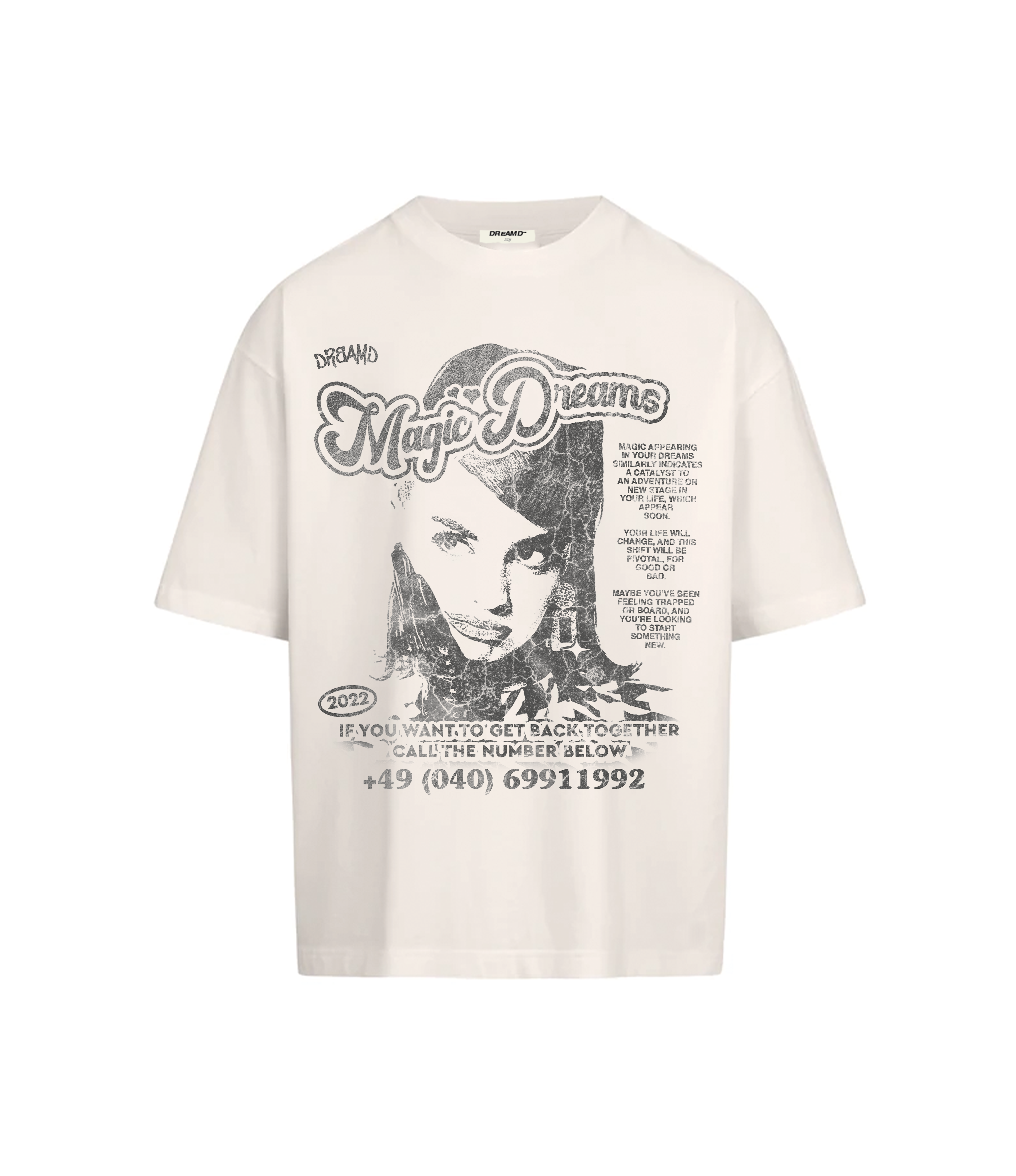 GIRLFRIEND 2.0 TEE CREME (350 GSM)