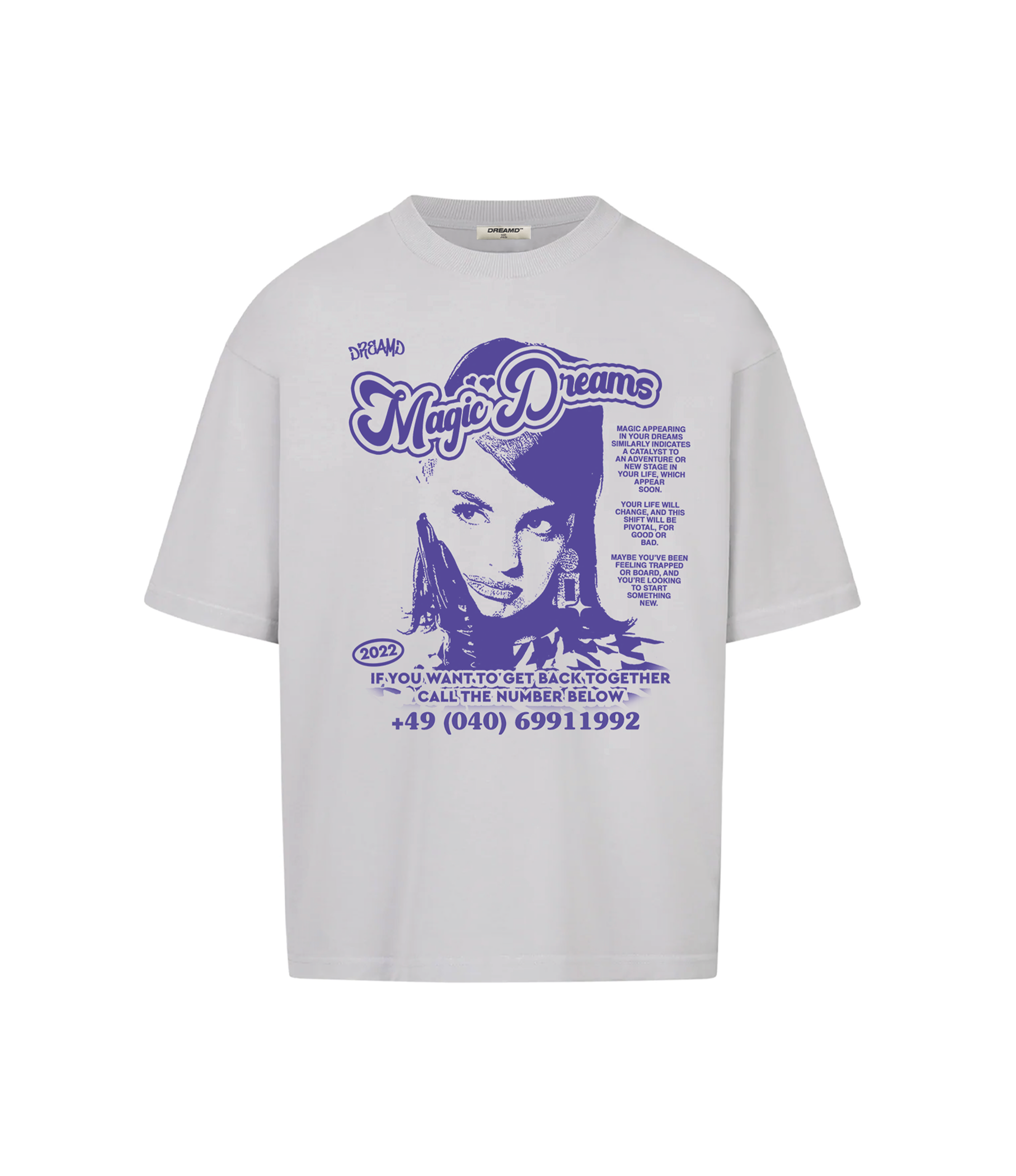 GIRLFRIEND TEE GREY (350 GSM)