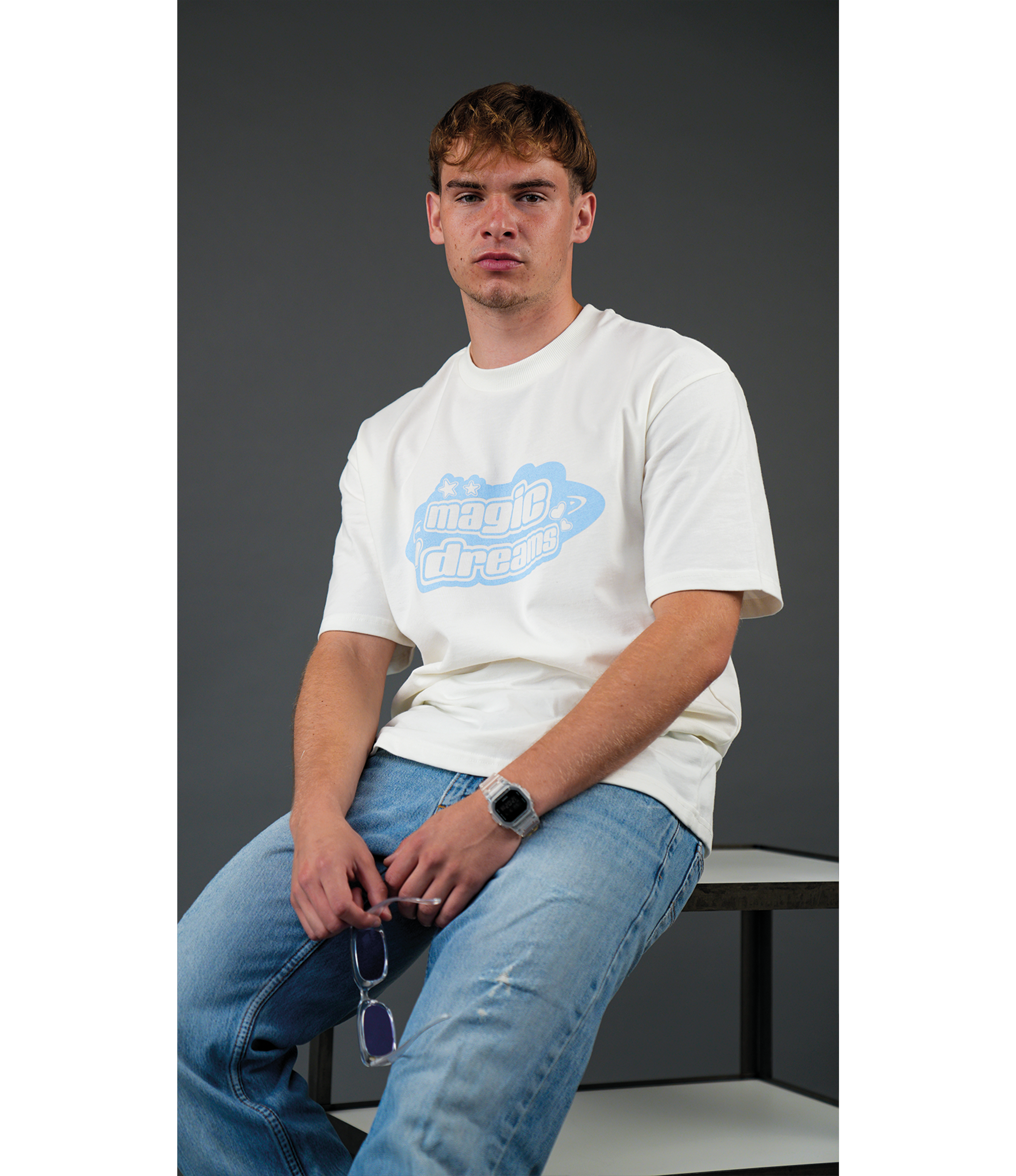 ILLUSION TEE CREME (350 GSM)