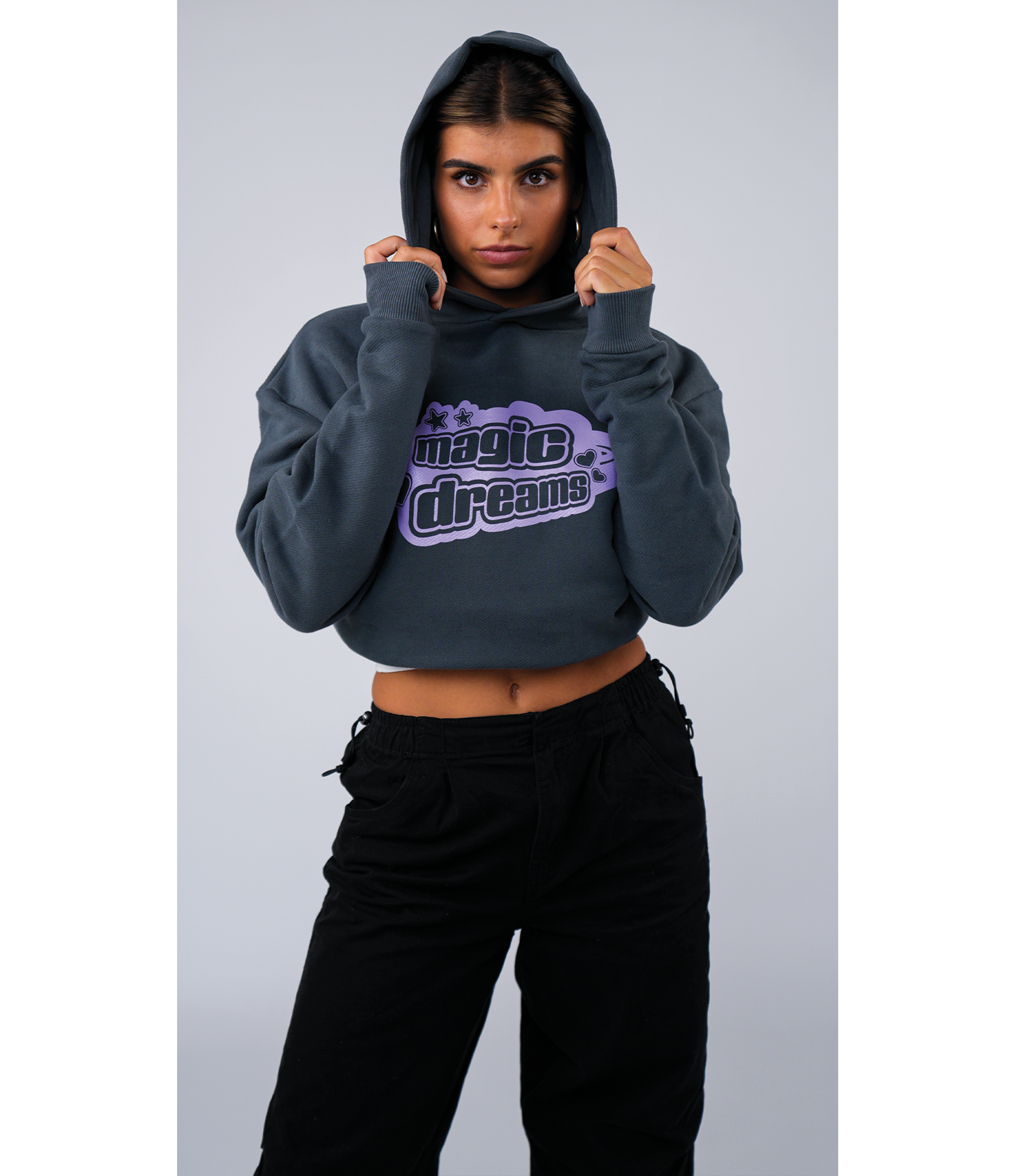 ILLUSION HOODIE STONE (430 GSM)