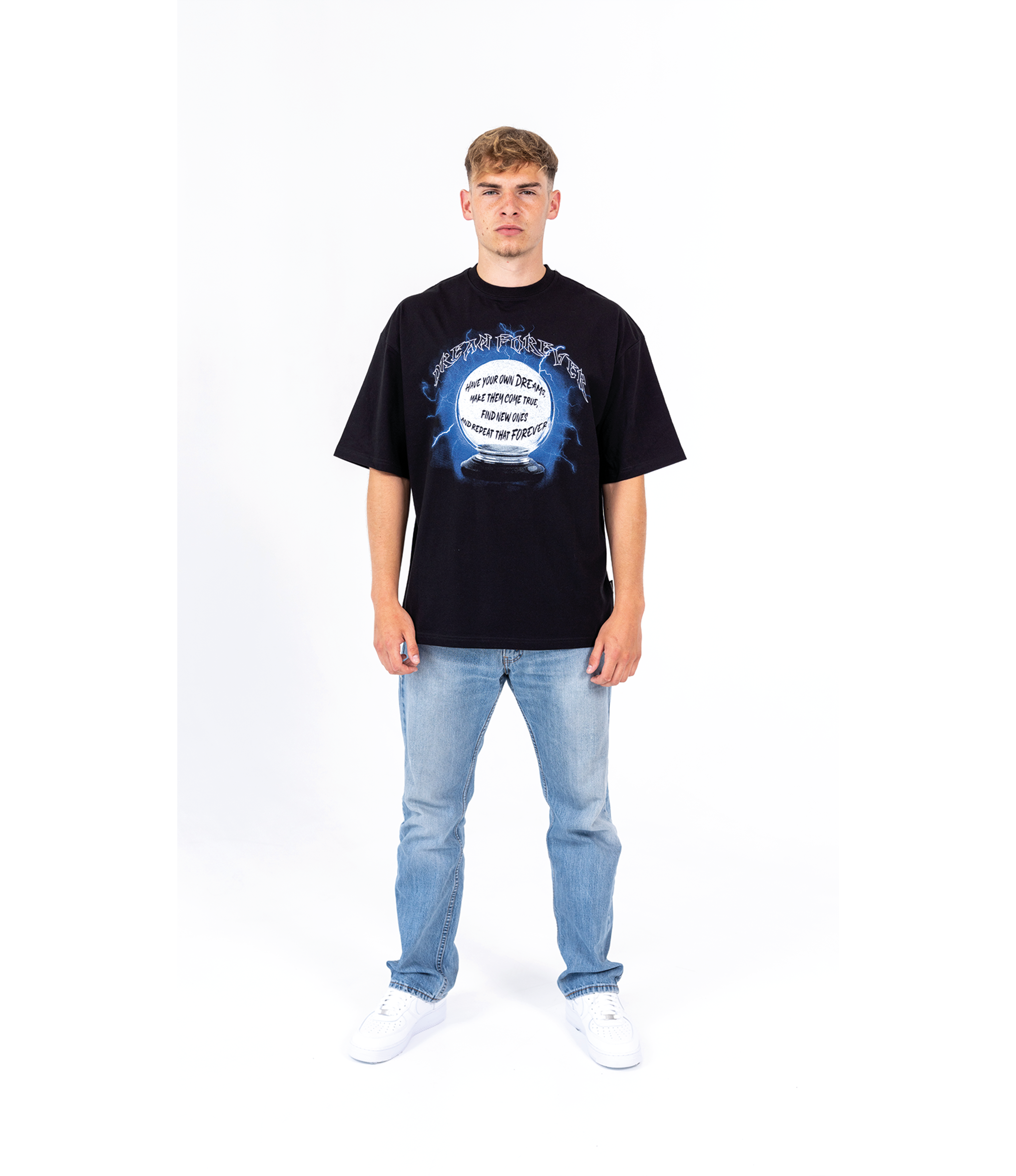 INSTINCT TEE BLACK (250 GSM)