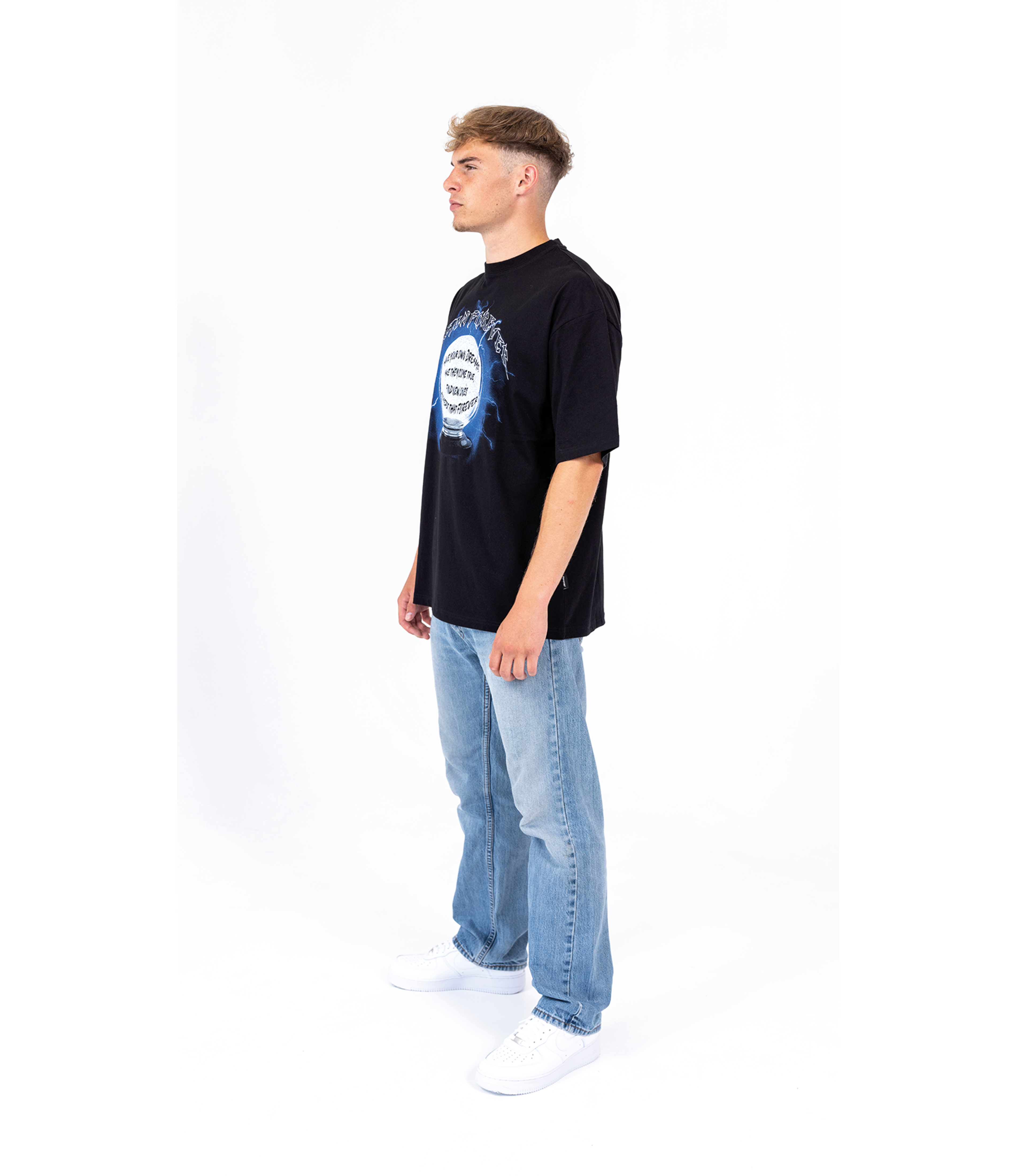 INSTINCT TEE BLACK (250 GSM)