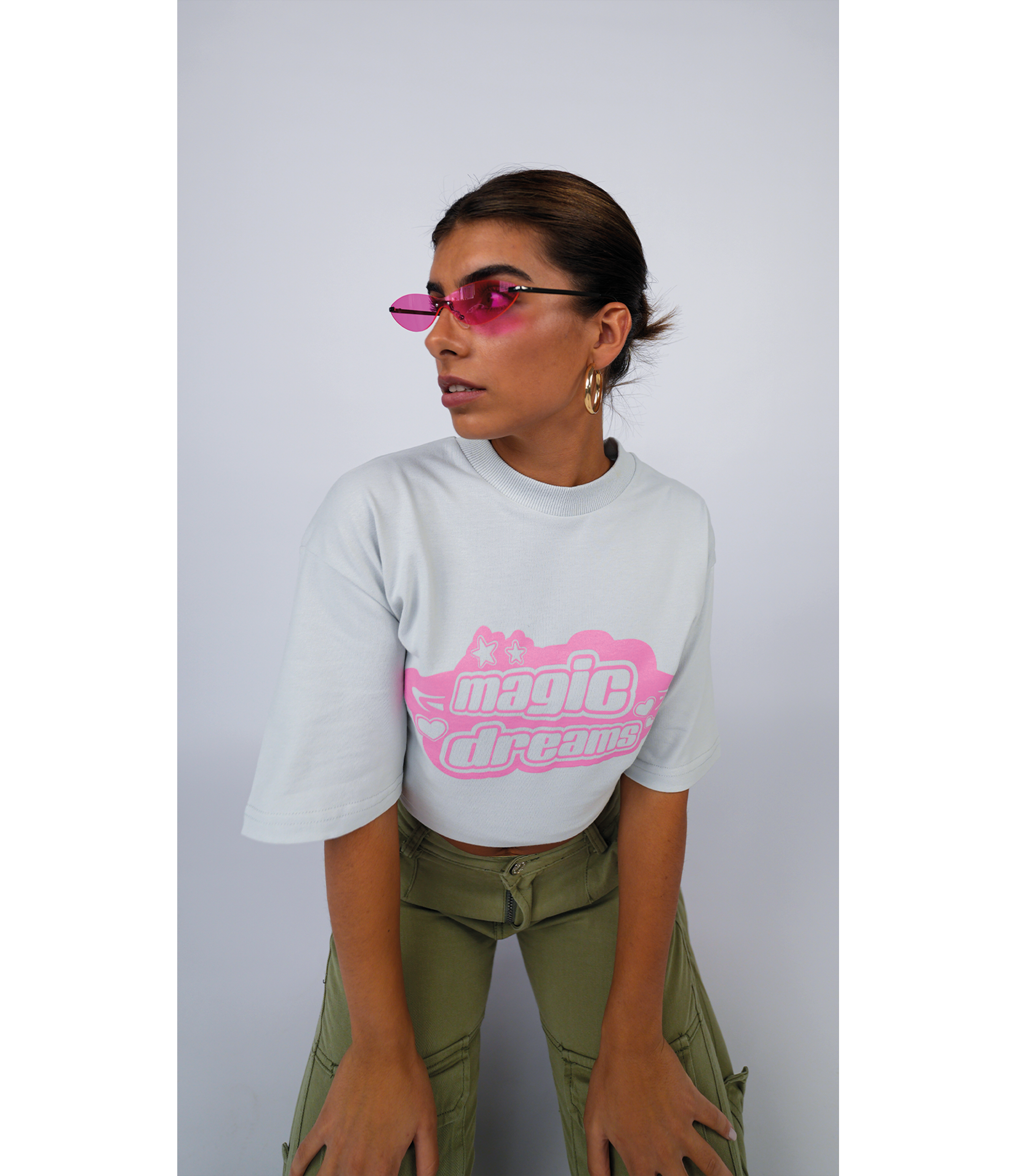 ILLUSION TEE GREY (350 GSM)