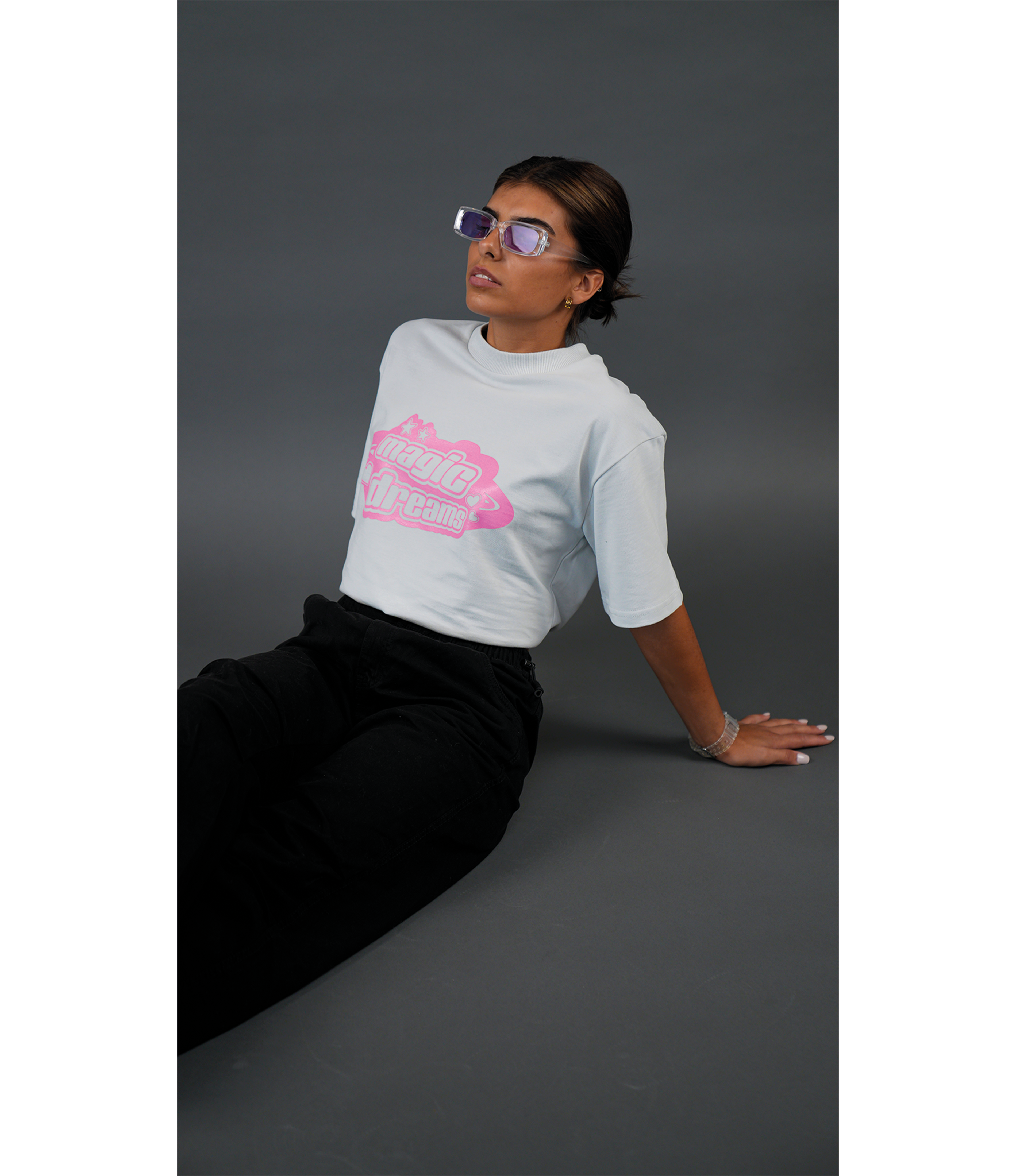 ILLUSION TEE GREY (350 GSM)