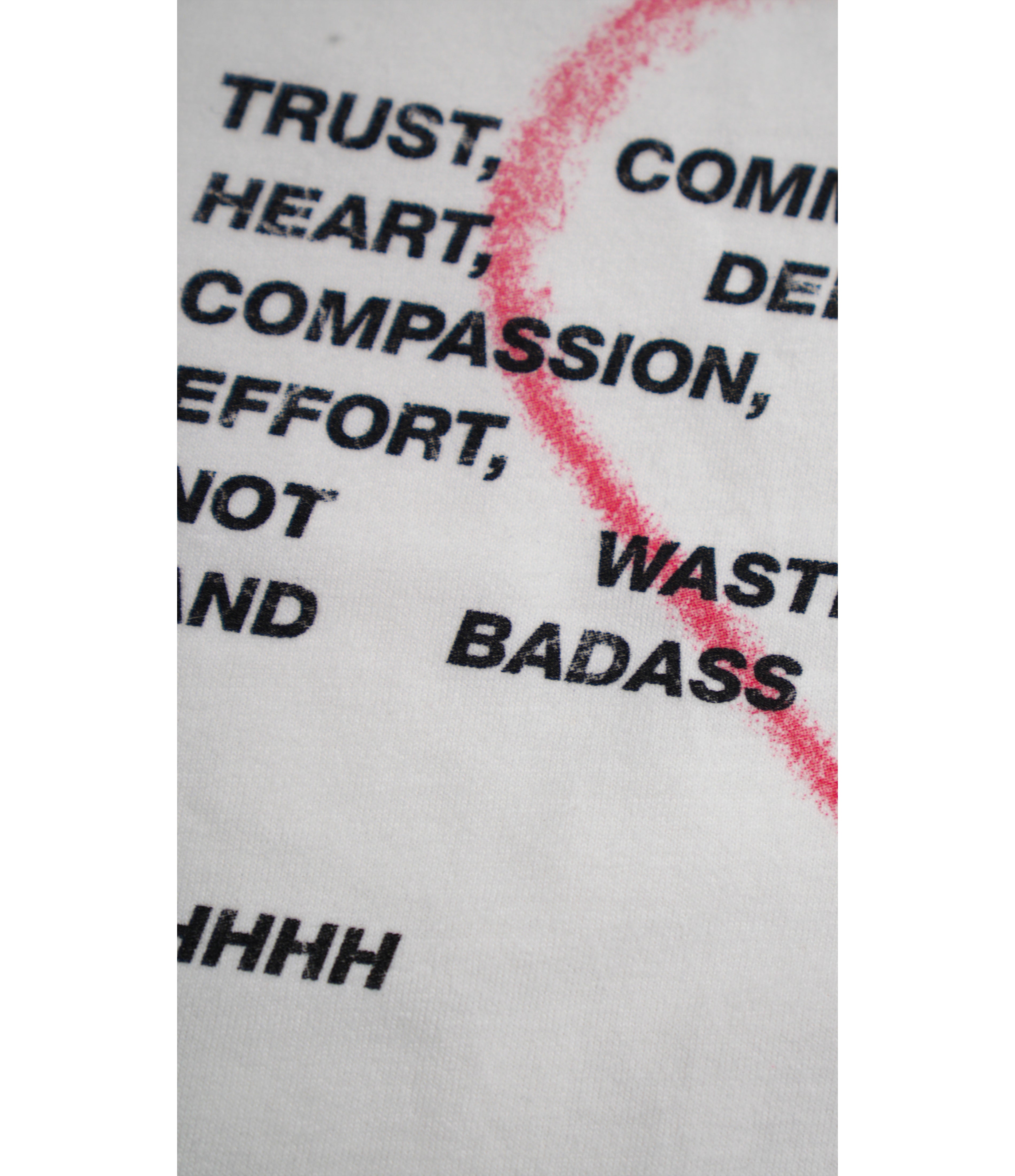 HEART TEE CREME (350 GSM)