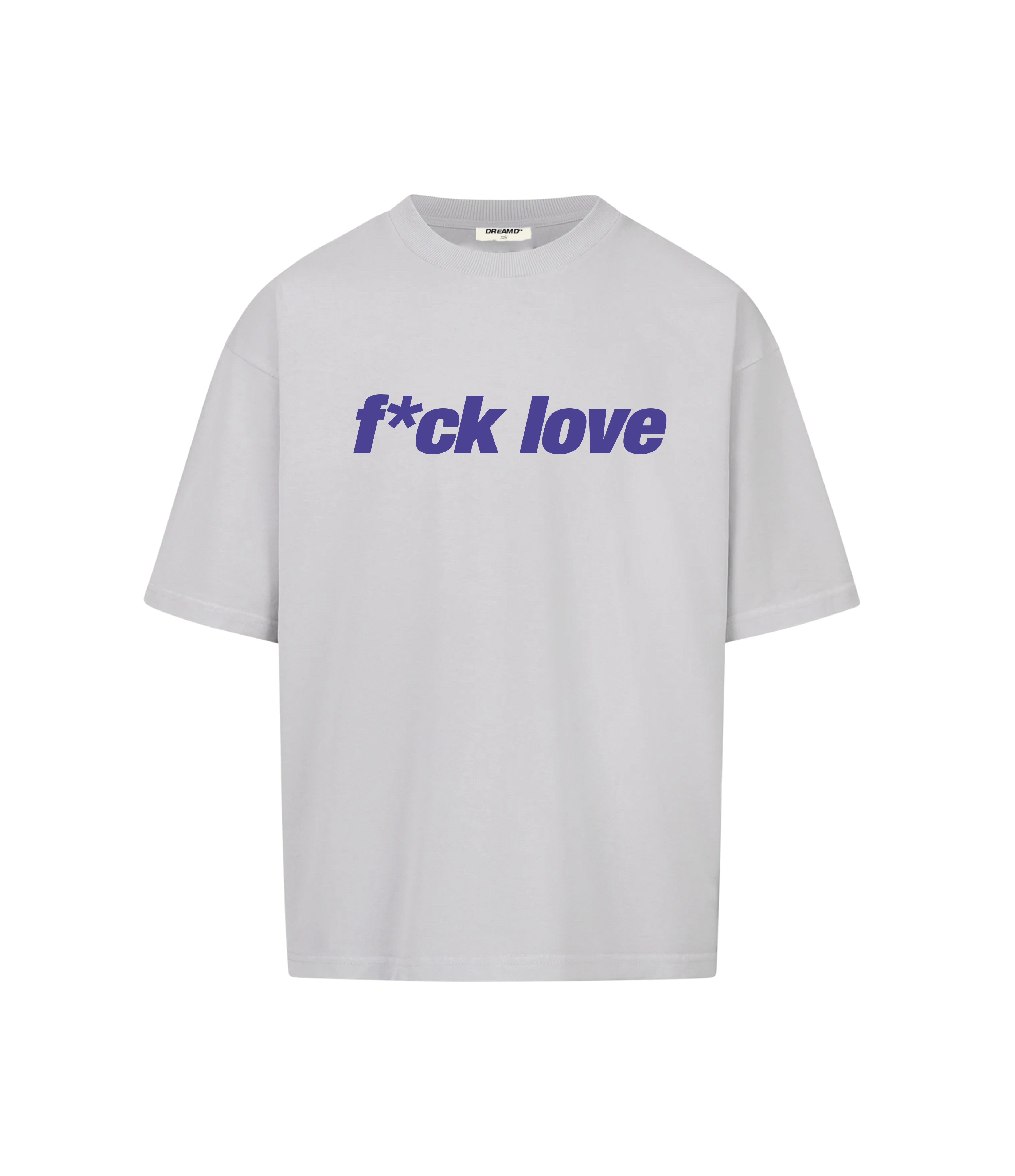 F*CK LOVE TEE GREY (350 GSM)