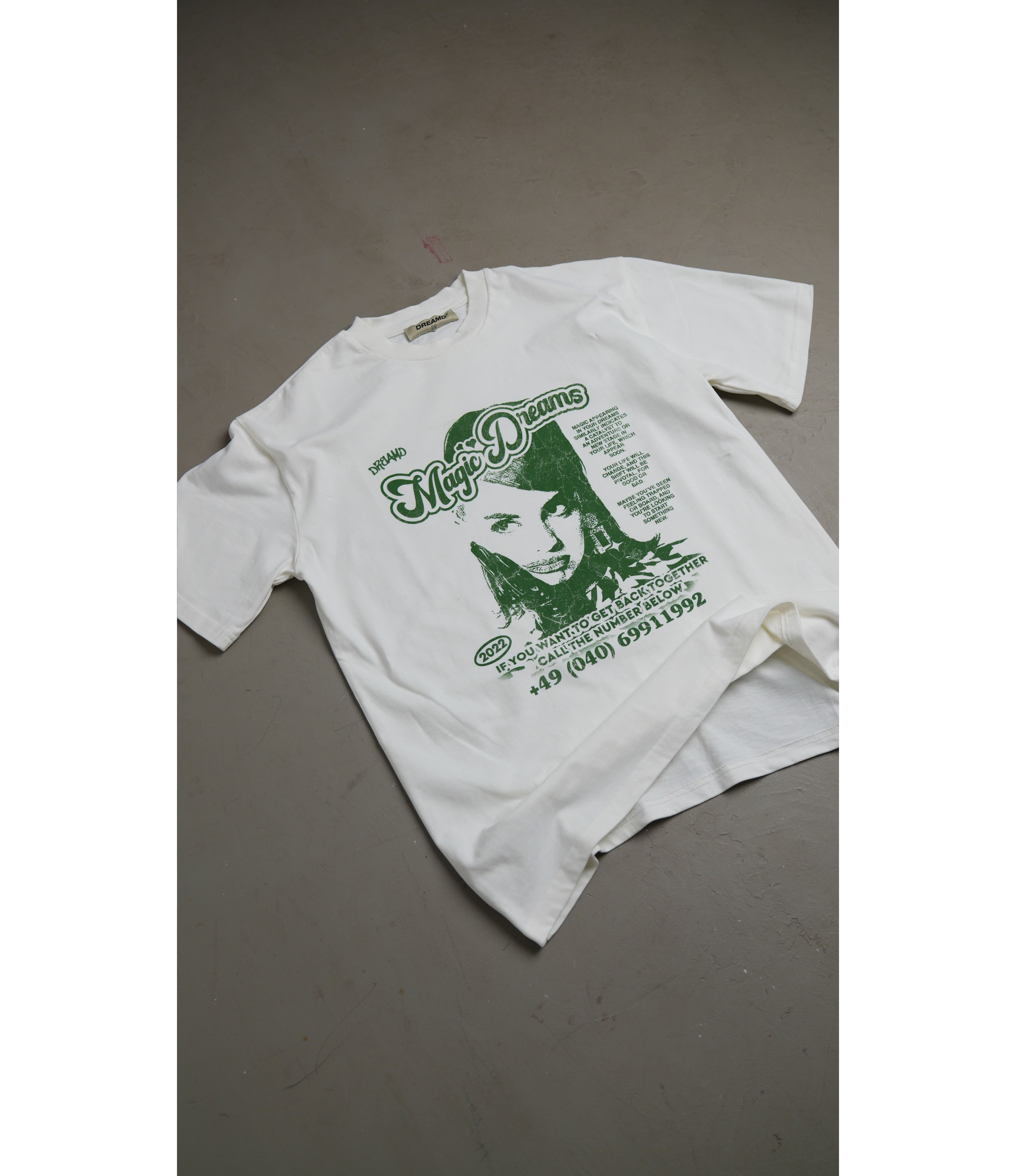 GIRLFRIEND 2.0 TEE CREME (350 GSM)