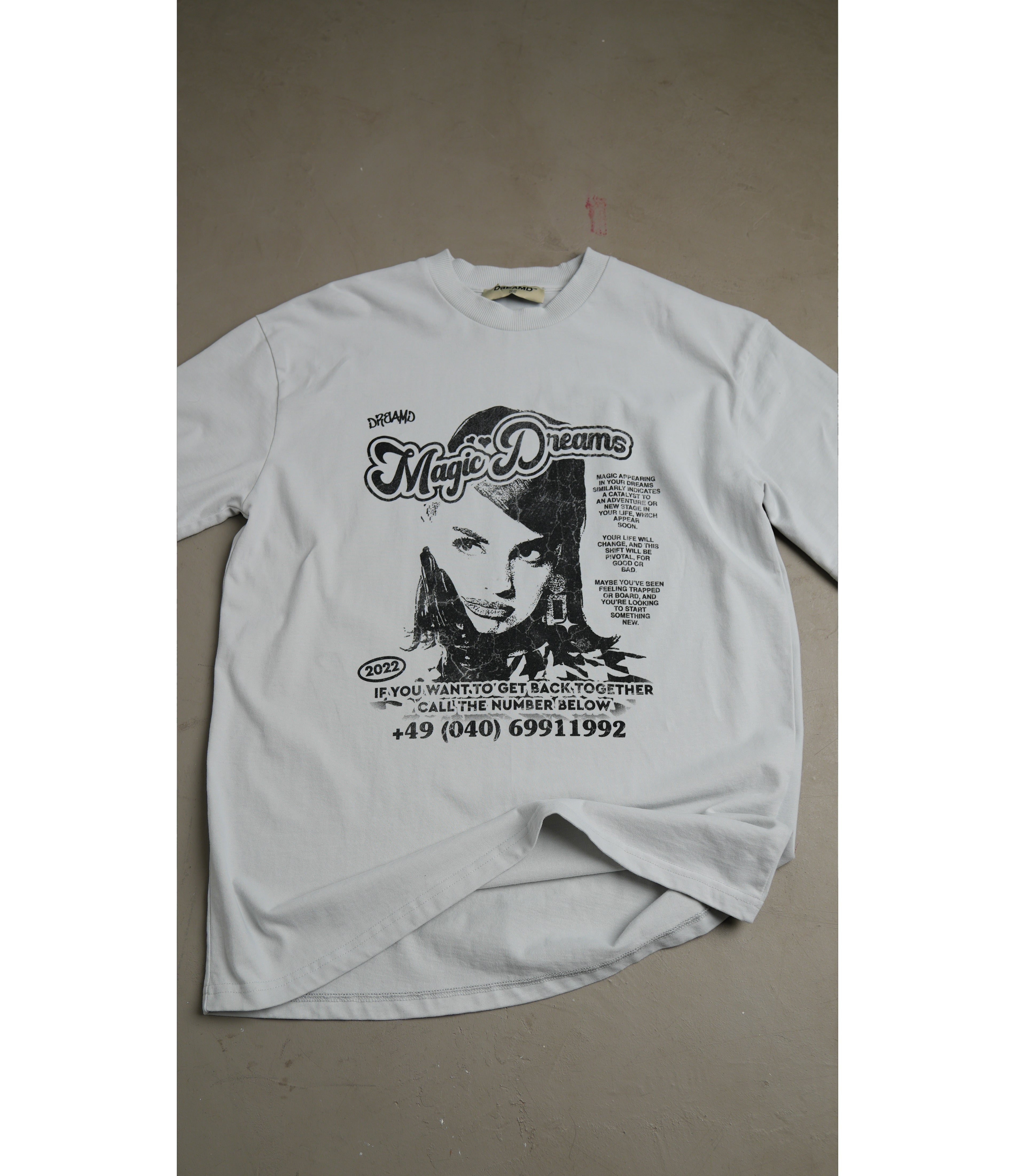 GIRLFRIEND 2.0 TEE GREY (350 GSM)