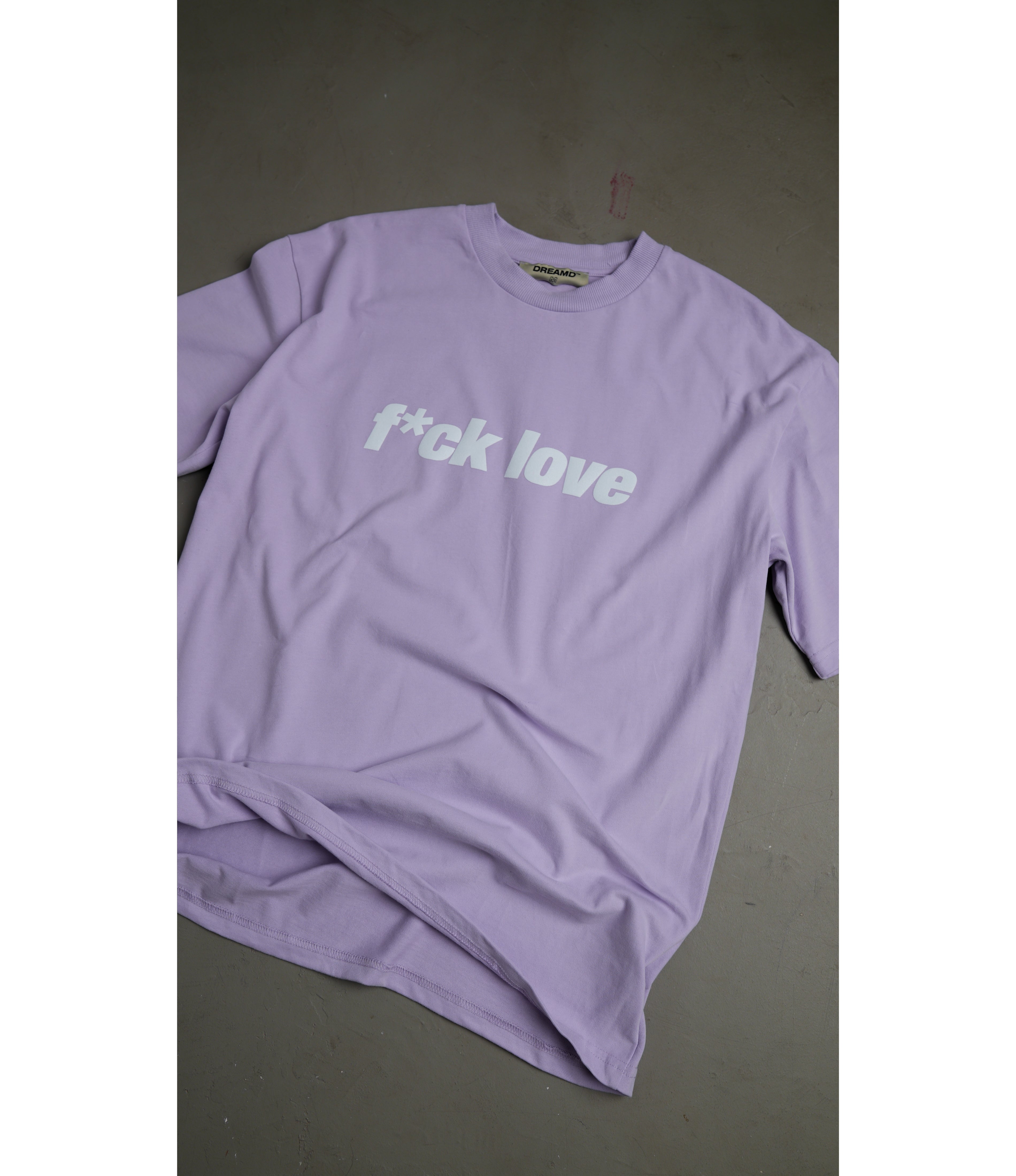 F*CK LOVE TEE FLIEDER (350 GSM)