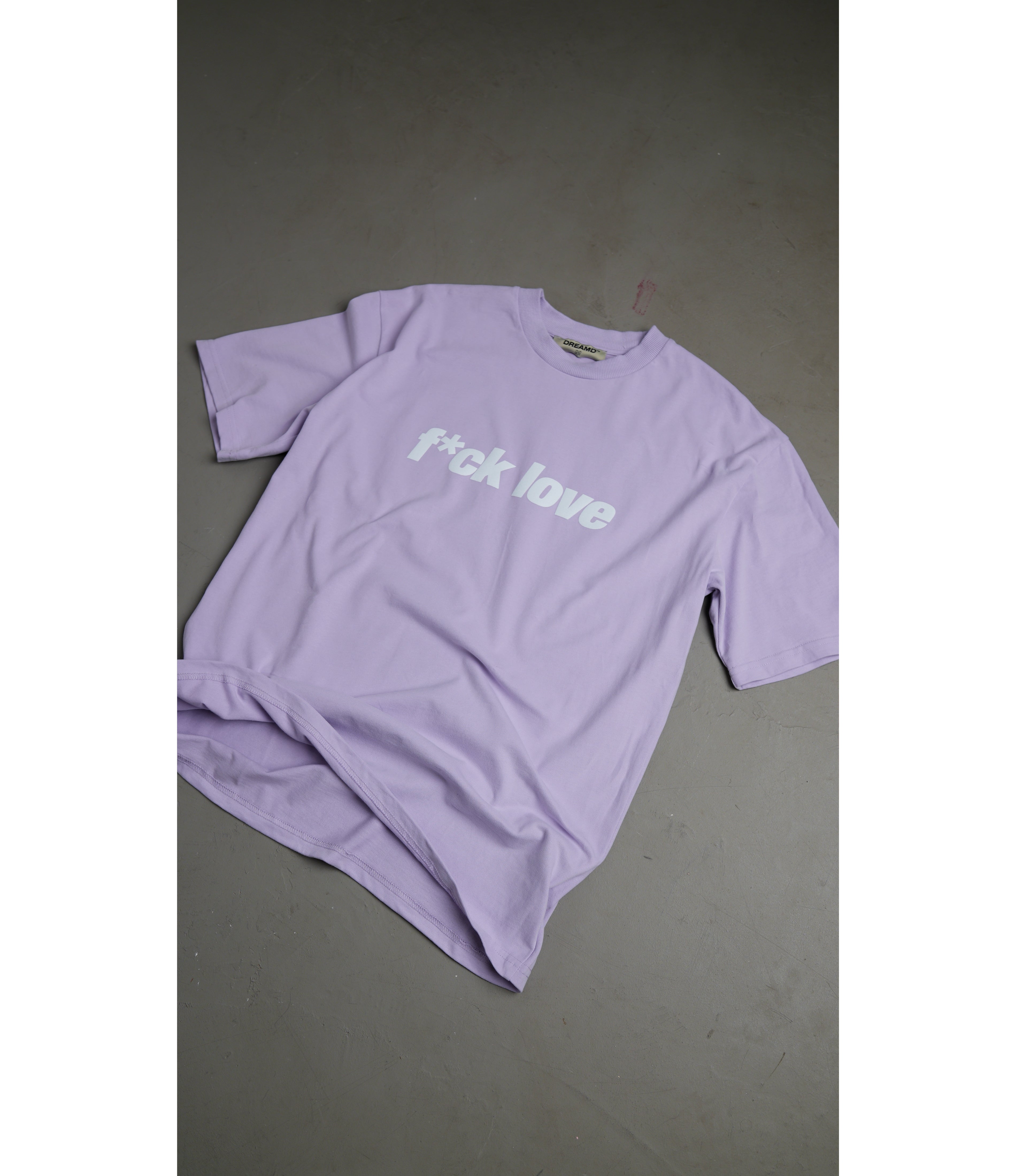 F*CK LOVE TEE FLIEDER (350 GSM)